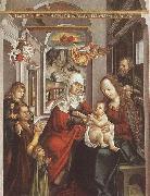 unknow artist Saint Anne with the Virgin and the Child oil